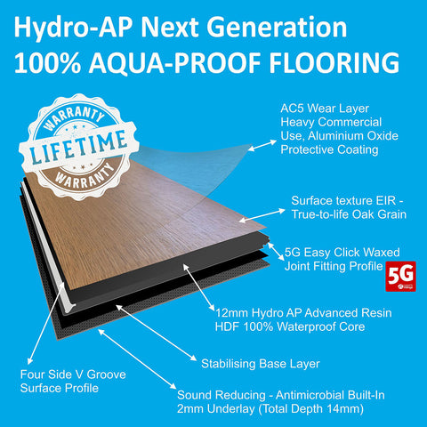 Vivastep Waterproof Laminate Stout Oak £25.48m2 + VAT
